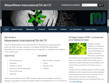 Tablet Screenshot of mayerwaren.com